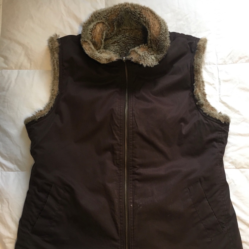 Gap Faux Fur Vest